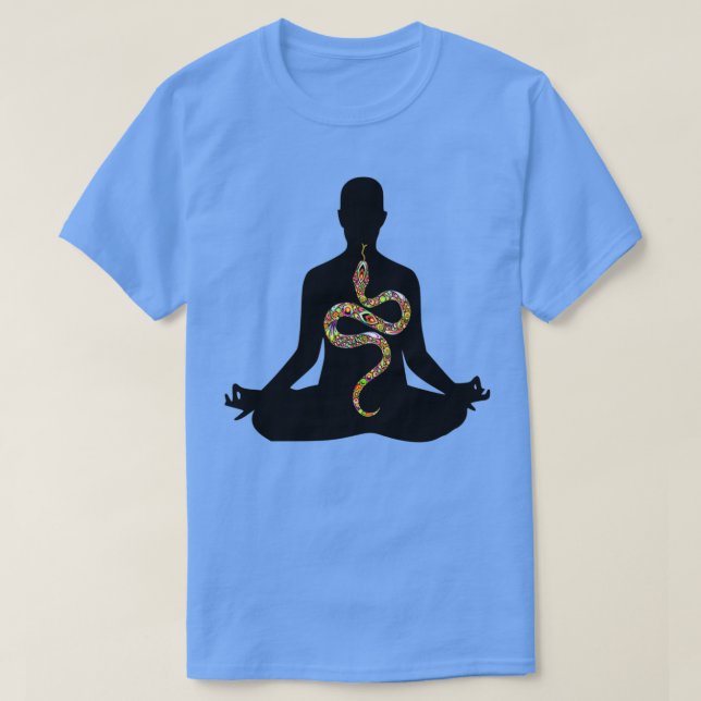 Camiseta Kundalini Yoga Sat Nam Kundalini Cobra (Frente do Design)