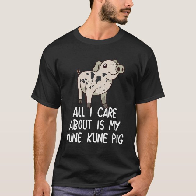 Camiseta Kune Kune Pig  Miniature Pig Breeder Kune Kune Pig (Frente)