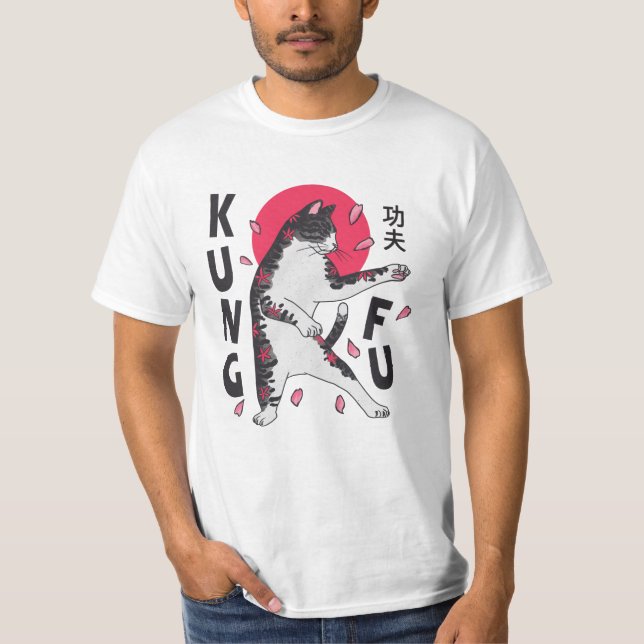Camiseta Kung Fu Cat (Frente)
