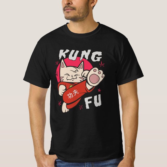 Camiseta Kung Fu Cat (Frente)