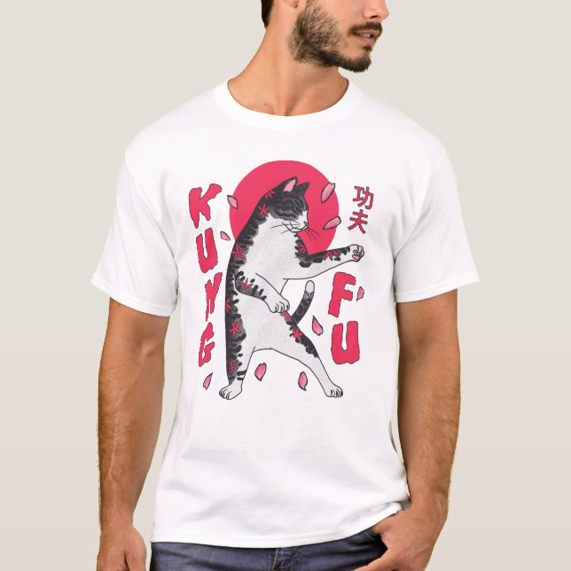 Camiseta Kung Fu Cat (Frente)