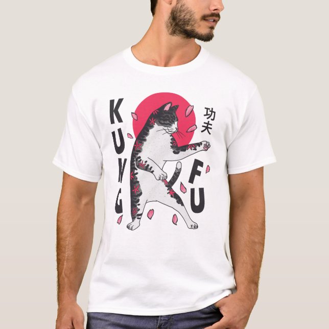 Camiseta Kung Fu Cat (Frente)