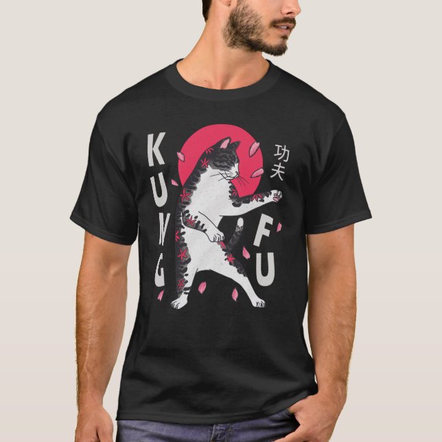 Camiseta Kung Fu Cat (Frente)