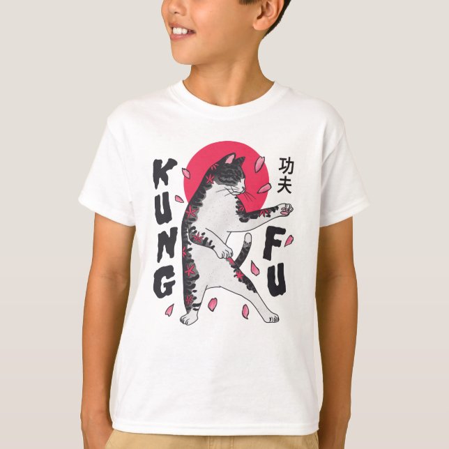 Camiseta Kung Fu Cat (Frente)