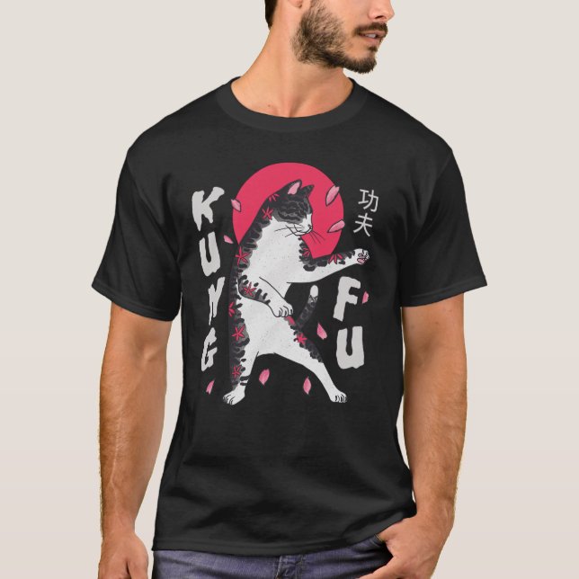 Camiseta Kung Fu Cat (Frente)