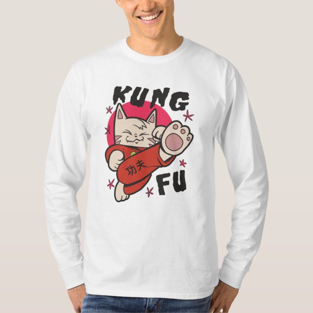Camiseta Kung Fu Cat (Frente)