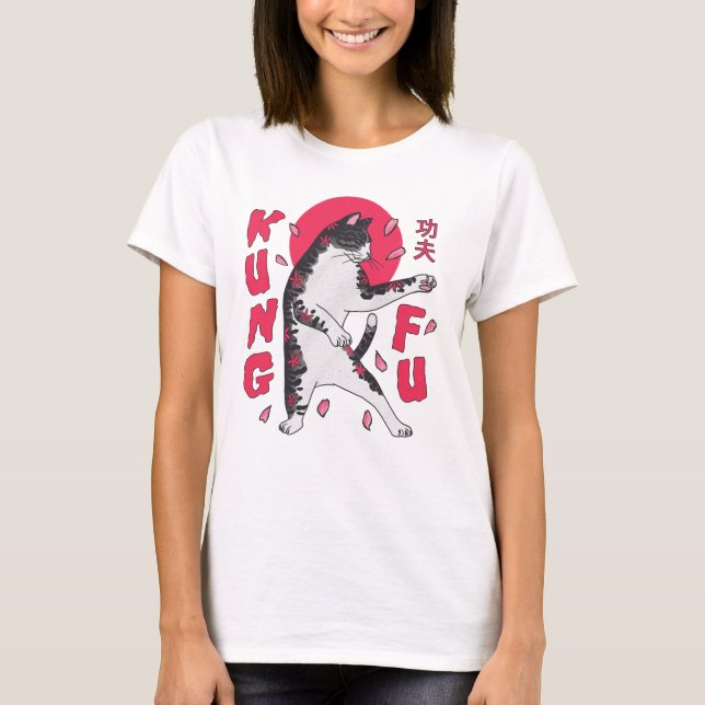 Camiseta Kung Fu Cat (Frente)