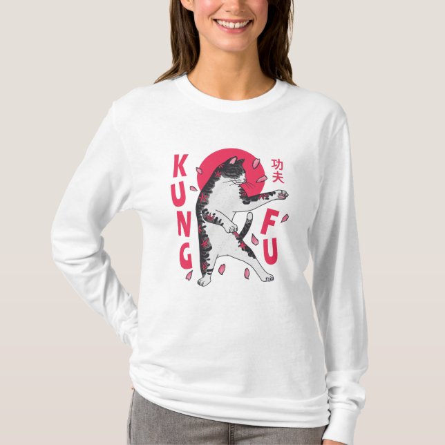 Camiseta Kung Fu Cat (Frente)