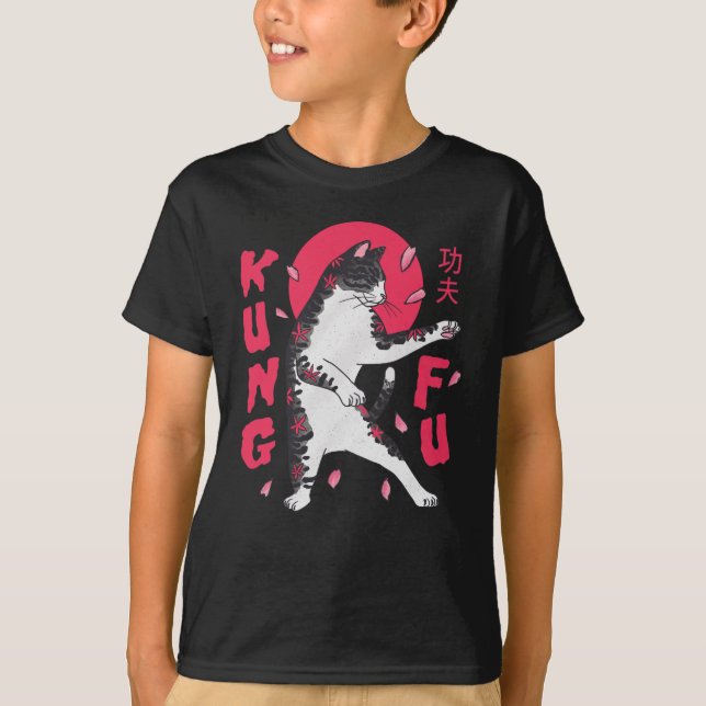 Camiseta Kung Fu Cat (Frente)