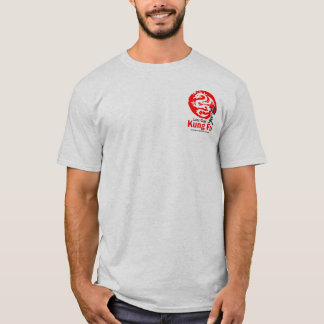 Camiseta Kung Fu (cinza de cinza)