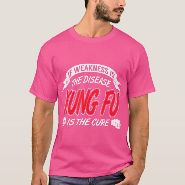 Camiseta Kung Fu É A Cura (Frente)