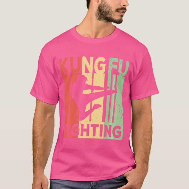 Camiseta Kung Fu Fighting Vintage (Frente)