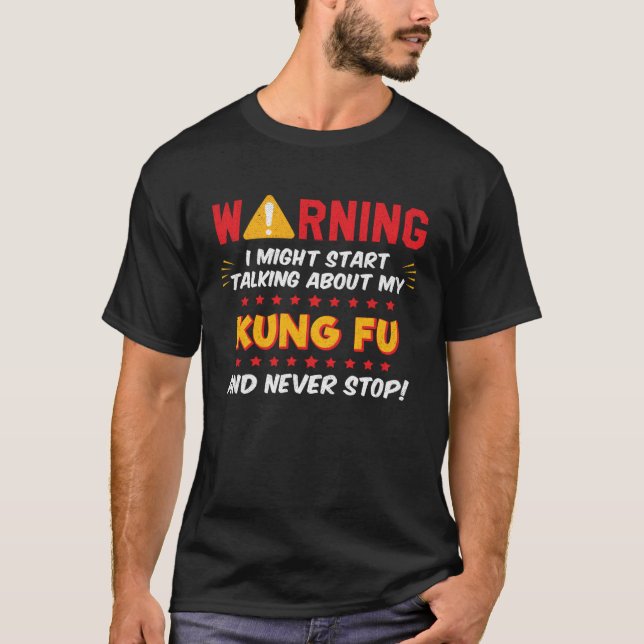 Camiseta Kung Fu Joke Graphic (Frente)