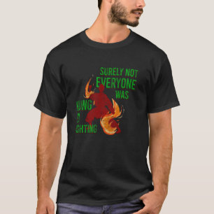 Camiseta Kung Fu Lutando Certamente Nem Todos Eram Shaolin