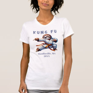 Camiseta Kung Fu Marcial Artes Personalizadas Nome Data