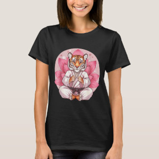 Camiseta Kung Fu Tigre Flor de Lótus Kickboxing Taekwondo