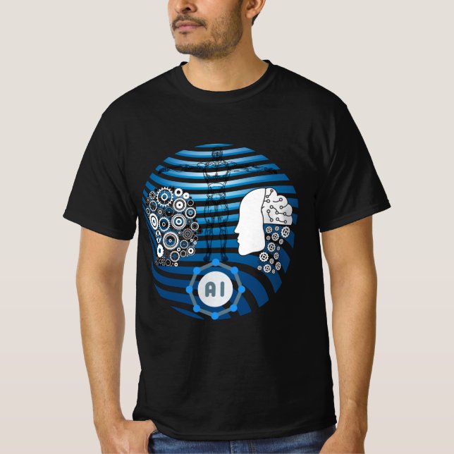 Camiseta Künstliche Intelligenz, Roboter, Zukunft von Cybor (Frente)