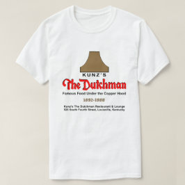 Camiseta Kunz é o restaurante holandês e Lounge