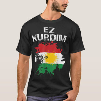 Camiseta Kurden Kurdistan Newroz Kurdi Flag Her Biji Kurdis