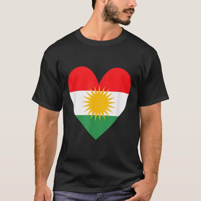 Camiseta Kurdista Deu Curdo Seu Biji Newroz Curdo Rojava (Frente)
