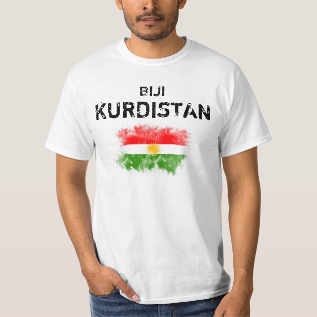 Camiseta Kurdistan alpargata with “Biji Kurdistan " (Frente)