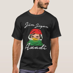 Camiseta Kurdistan Jin Jiyan Azadi Flag