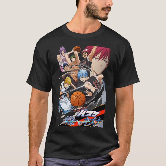 Camiseta Kuroko No Basball ANIME MANGA CARTOON MEME GIFT (Frente)