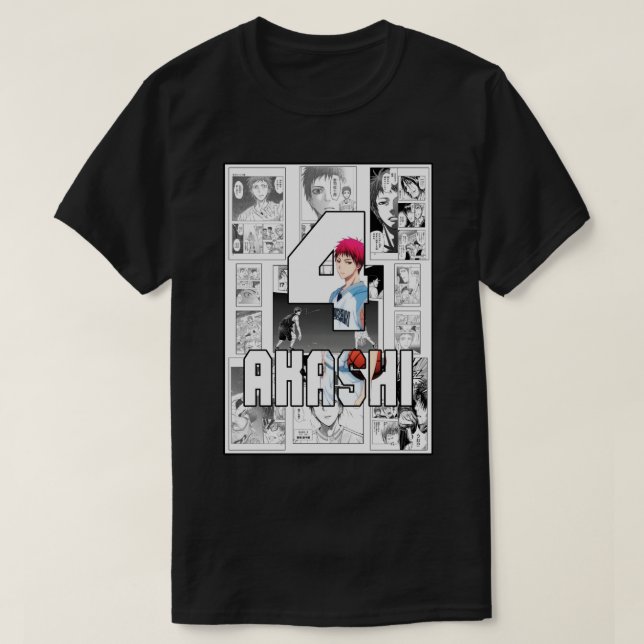 Camiseta Kuroko No Basket Seijuro Akashi 1 (Frente do Design)