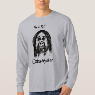 Camiseta Kurt Cobain Hand Drawn Grungy