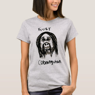 Camiseta Kurt Cobain Hand Drawn Grungy