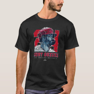 Camiseta Kurt Suzuki Silhouette Zuk California Mlbpa