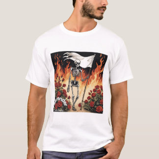 Camiseta Kurtis Lunz Renuncia Álbum Art White T-Shirt