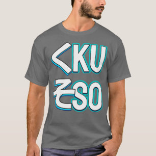 Camiseta Kuso Kuso é japonês jurando palavras Kuso Japanes