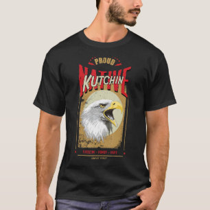 Camiseta Kutchin Native American Eagle Spirit Honra de Vint