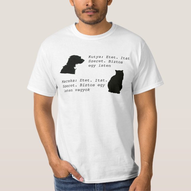 Camiseta Kutya - macska (Frente)
