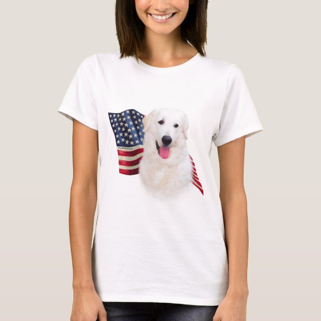 Camiseta Kuvasz Flag (Frente)