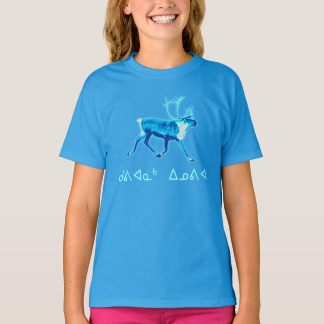 Camiseta Kuvianak Innovia - Azul-Caribe (Reindeer) (Frente)