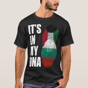 Camiseta Kuwaiti E Búlgaro Mix DNA Heritage Flag
