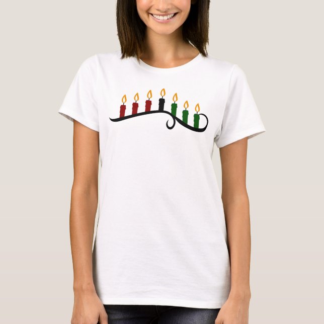 Camiseta Kwanzaa Kinara (Frente)