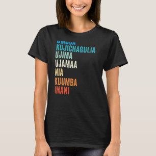 Camiseta Kwanzaa Sete Princípios 1