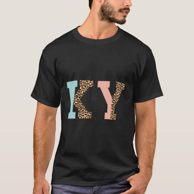 Camiseta Ky Leopard Pattern Kentucky (Frente)