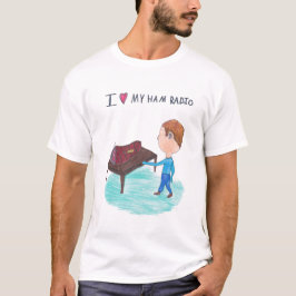 Camiseta Kyle, eu adoro a mochila de rádio