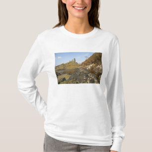 Camiseta Kyleakin, Escócia. As ruínas antigas de