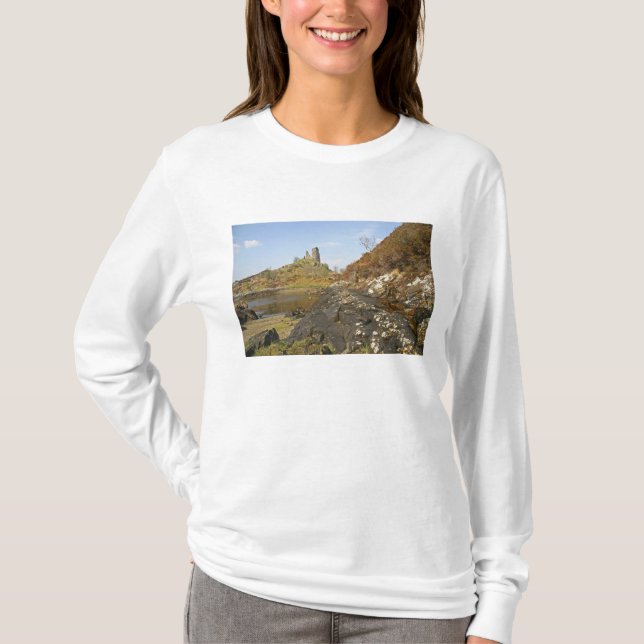 Camiseta Kyleakin, Escócia. As ruínas antigas de (Frente)