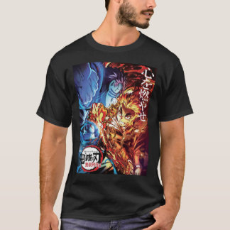 Camiseta Kyojuro rengoku vs Akaza Classic T-Shirt