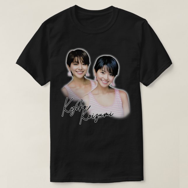 Camiseta Kyoko Koizumi Retro 80s Fan Design 1 (Frente do Design)