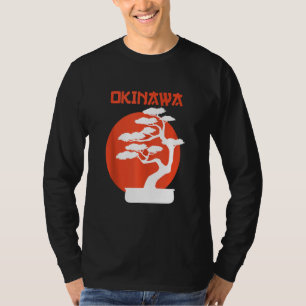 Camiseta Kyokujitsuki Bonsai Tree Okinawa Japão