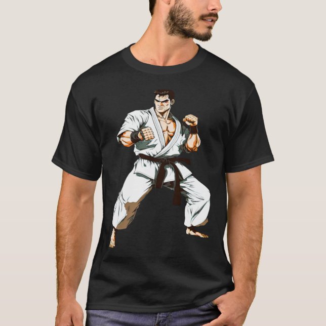 Camiseta Kyokushin Budo Karate Fighter (Frente)