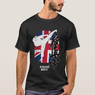 Camiseta Kyokushin Inglaterra Karate English flag Kyokushin