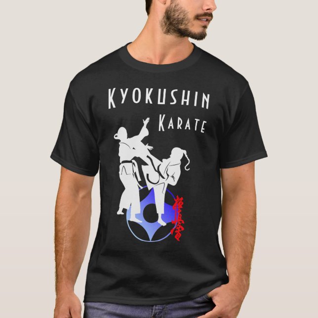 Camiseta Kyokushin Karate Kumite Cena Budo T-Shirt (Frente)